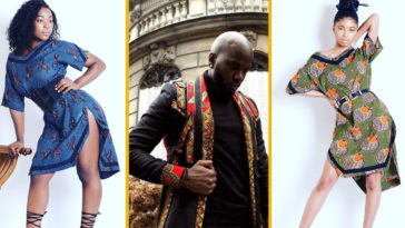 Pièces de la marque wazal couture, de la collection "ova tété" par le styliste Joseph Ayissi