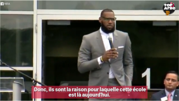 photo de couverture vidéo LeBron James discours école I Promise