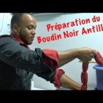 préparation du boudin noir antillais