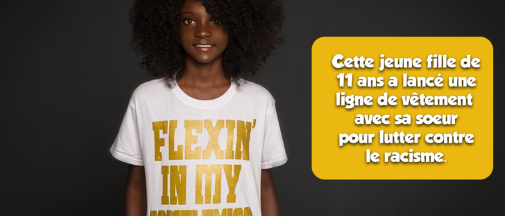Kheris-rogers a lancé une ligne de vetement flexin in my complexion pour lutter contre l'intimidation et le racisme