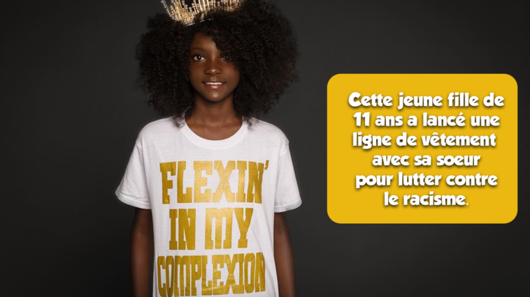 Kheris-rogers a lancé une ligne de vetement flexin in my complexion pour lutter contre l'intimidation et le racisme