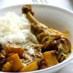 Plat antillais au colombo de poulet