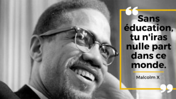 photo de malcolm X qui sourit