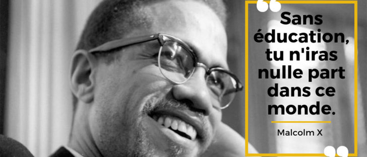 photo de malcolm X qui sourit