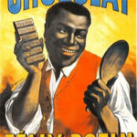chocolat felix potin - pub raciste