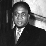 Portrait de Kwame Nkrumah ex président du Ghana