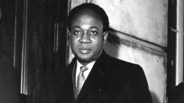 Portrait de Kwame Nkrumah ex président du Ghana